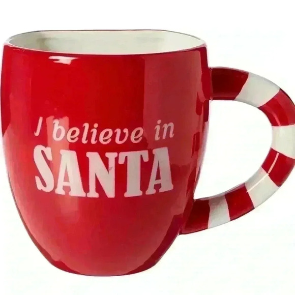 Santa Mug I Believe In Santa -Mug For Santa- Milk And Cookies Combo - Picture 3 of 4
